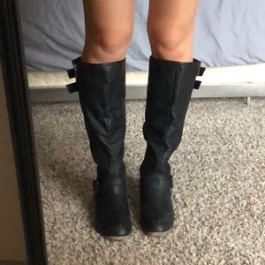 Tall black Steve Madden “Cheered” boots